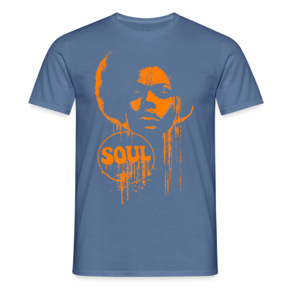 SOUL GLOW, T-shirt unisex - duvblå 
