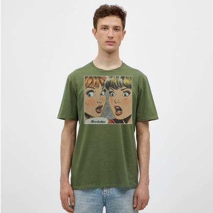 Förvånade röster från norr, T-shirt herr - Militärgrön