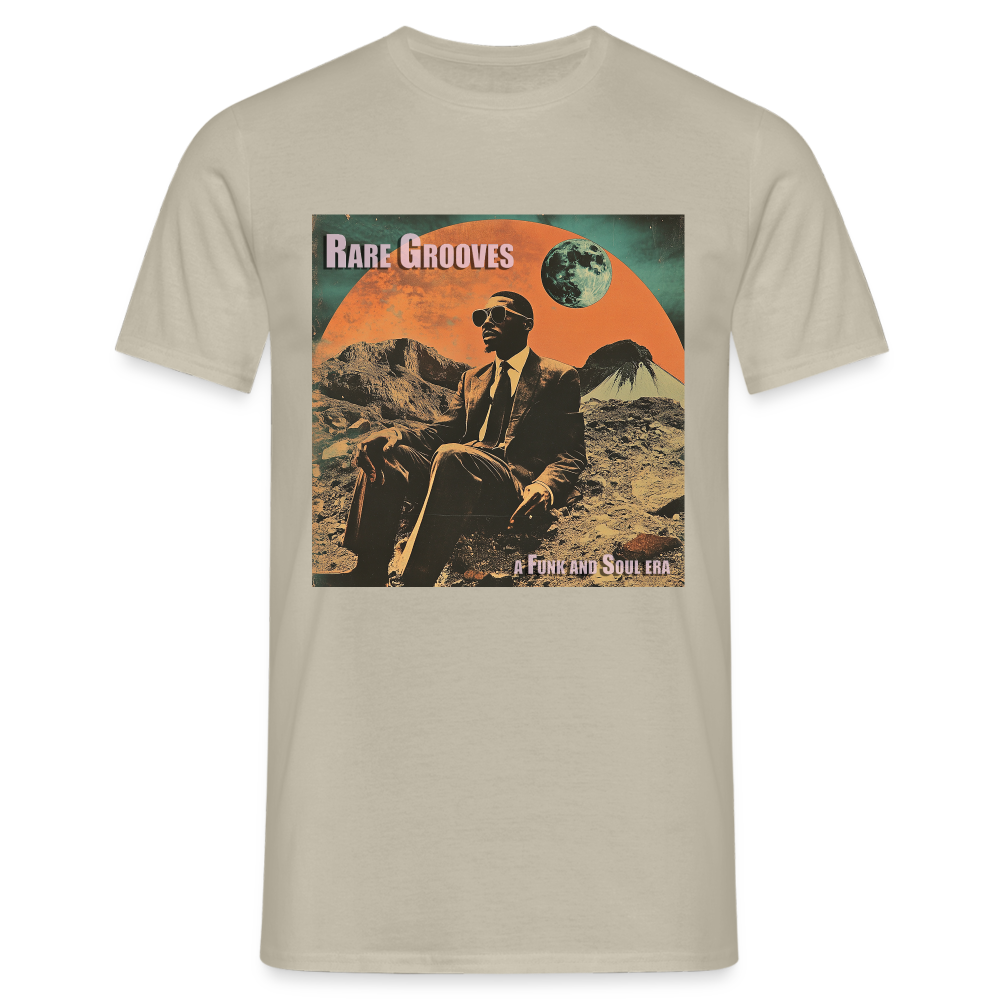 Vinylskatter: Att hitta sällsynta grooves, T-shirt herr - sandbeige