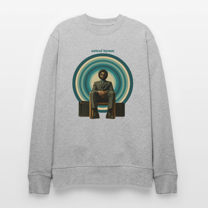 The Creator Has a Free Jazz Plan, Ekologisk sweatshirt CHANGER unisex från Stanley/Stella - gråmelerad