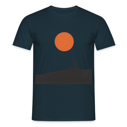 Under the sun, T-shirt unisex - marinblå