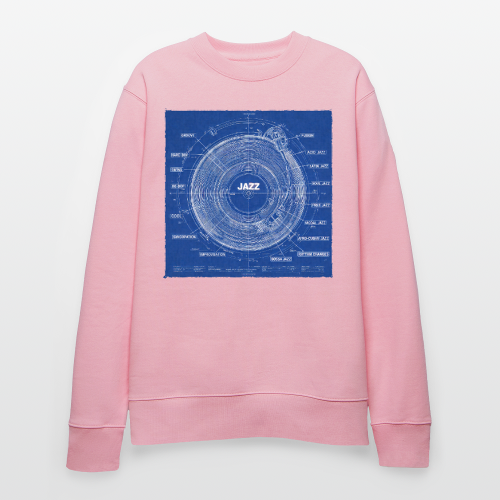 Kind of Blueprint, Ekologisk sweatshirt CHANGER unisex från Stanley/Stella - ljusrosa