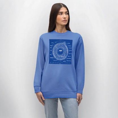 Kind of Blueprint, Ekologisk sweatshirt CHANGER unisex från Stanley/Stella - blå