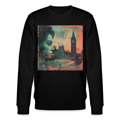 The Beat of London, Ekologisk sweatshirt CHANGER unisex från Stanley/Stella - svart