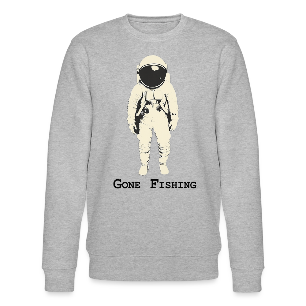 Drifting Beyond – Gone Fishing, Ekologisk sweatshirt CHANGER unisex från Stanley/Stella - gråmelerad