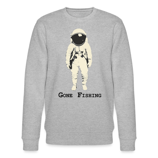 Drifting Beyond – Gone Fishing, Ekologisk sweatshirt CHANGER unisex från Stanley/Stella - gråmelerad