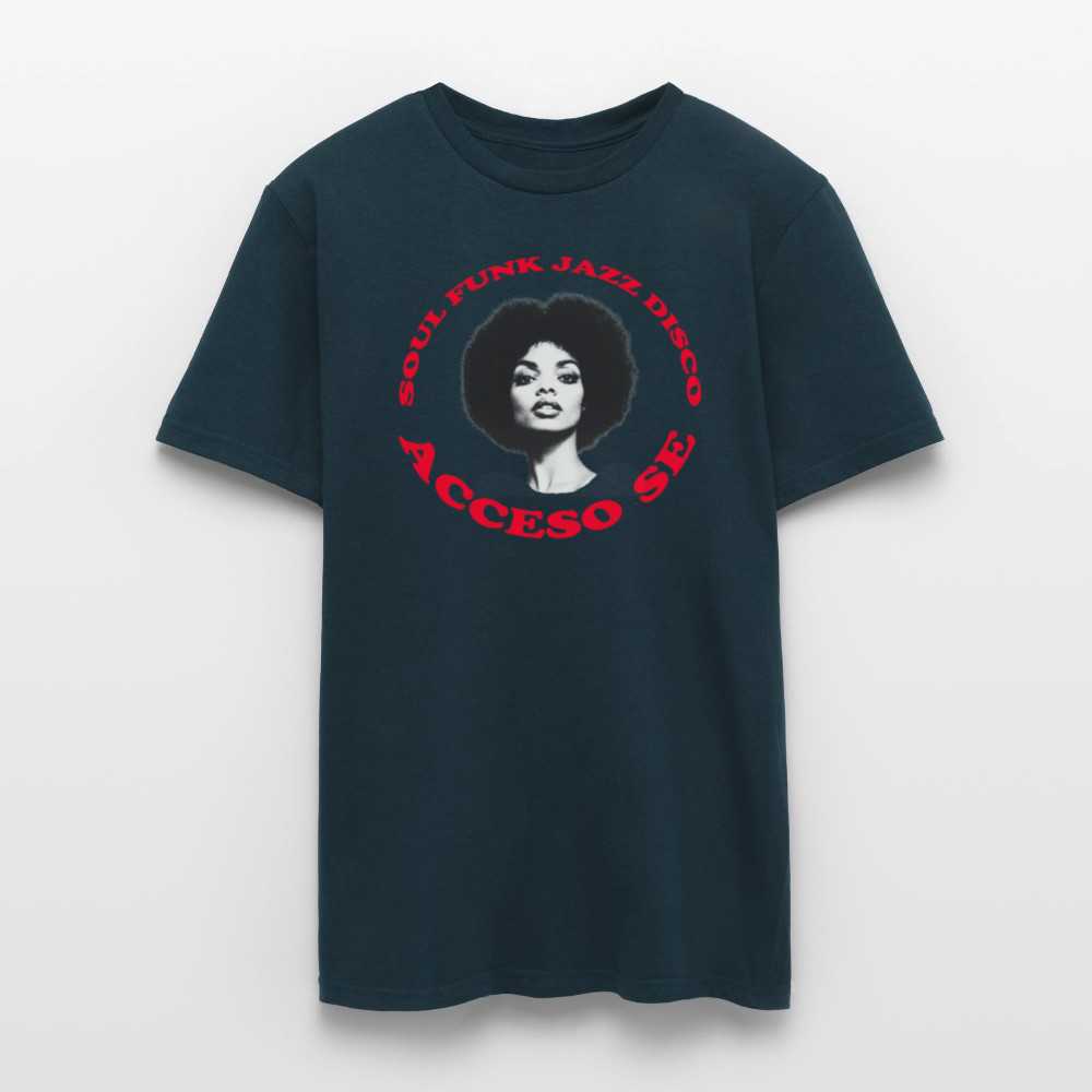 Where Music Lives – Powered by Acceso Family, T-shirt unisex - marinblå