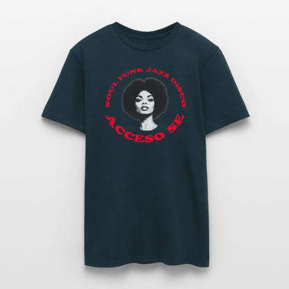 Where Music Lives – Powered by Acceso Family, T-shirt unisex - marinblå