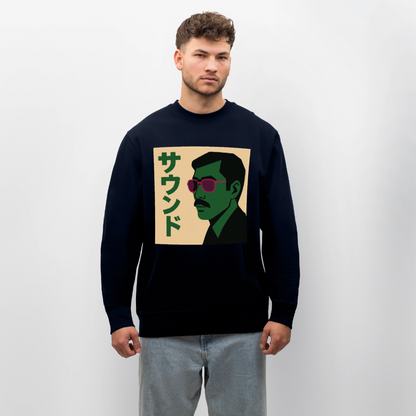 Nippon Sound, Ekologisk sweatshirt CHANGER unisex från Stanley/Stella - marinblått