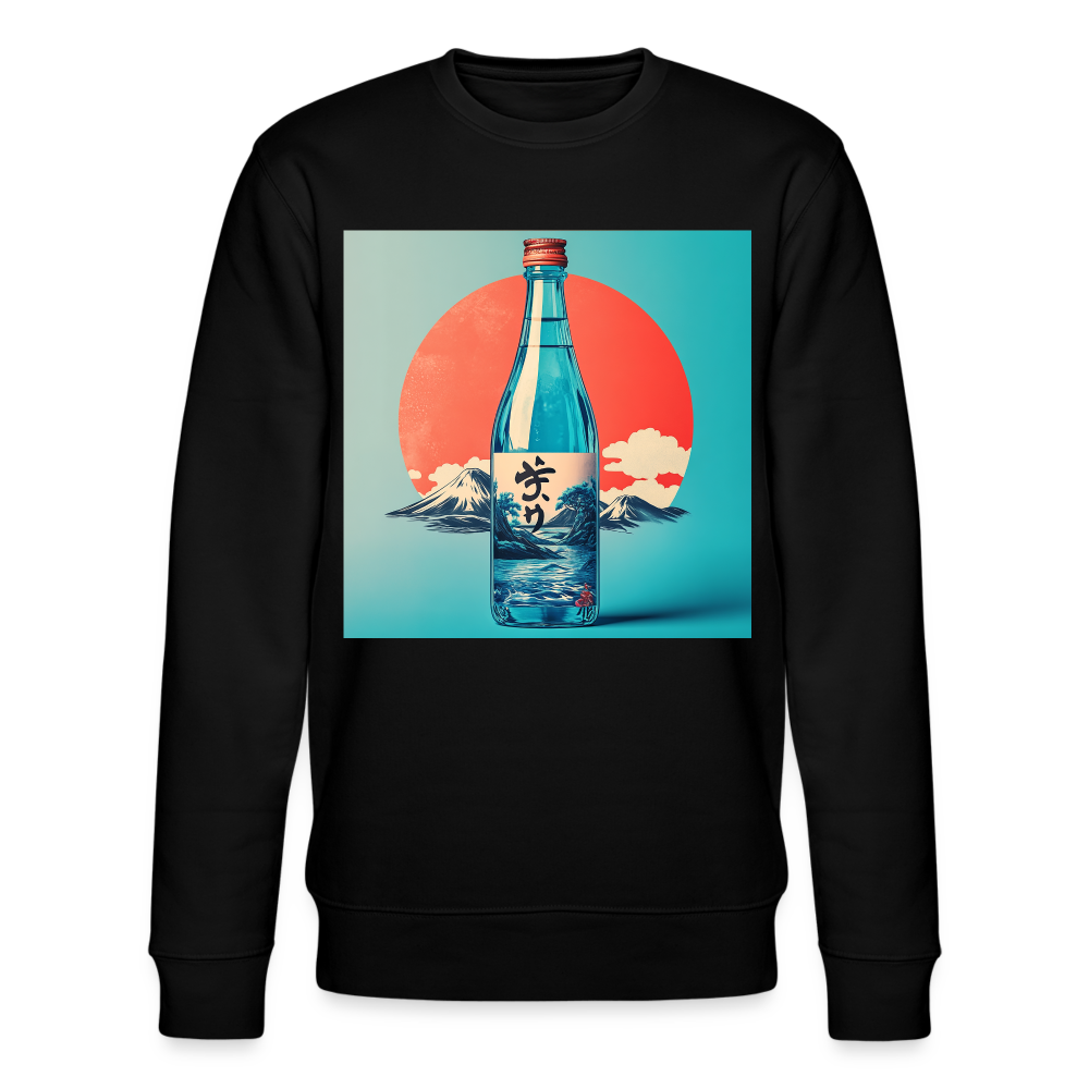 Stillhet i glas, Ekologisk sweatshirt CHANGER unisex från Stanley/Stella - svart