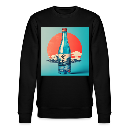 Stillhet i glas, Ekologisk sweatshirt CHANGER unisex från Stanley/Stella - svart