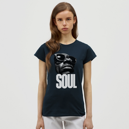 Soul Frequency,  T-shirt dam - marinblå