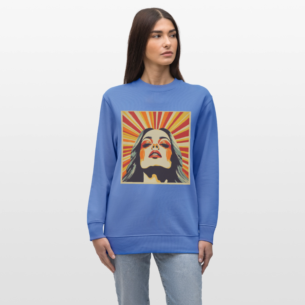 Sun Girl, Ekologisk sweatshirt CHANGER unisex från Stanley/Stella - blå