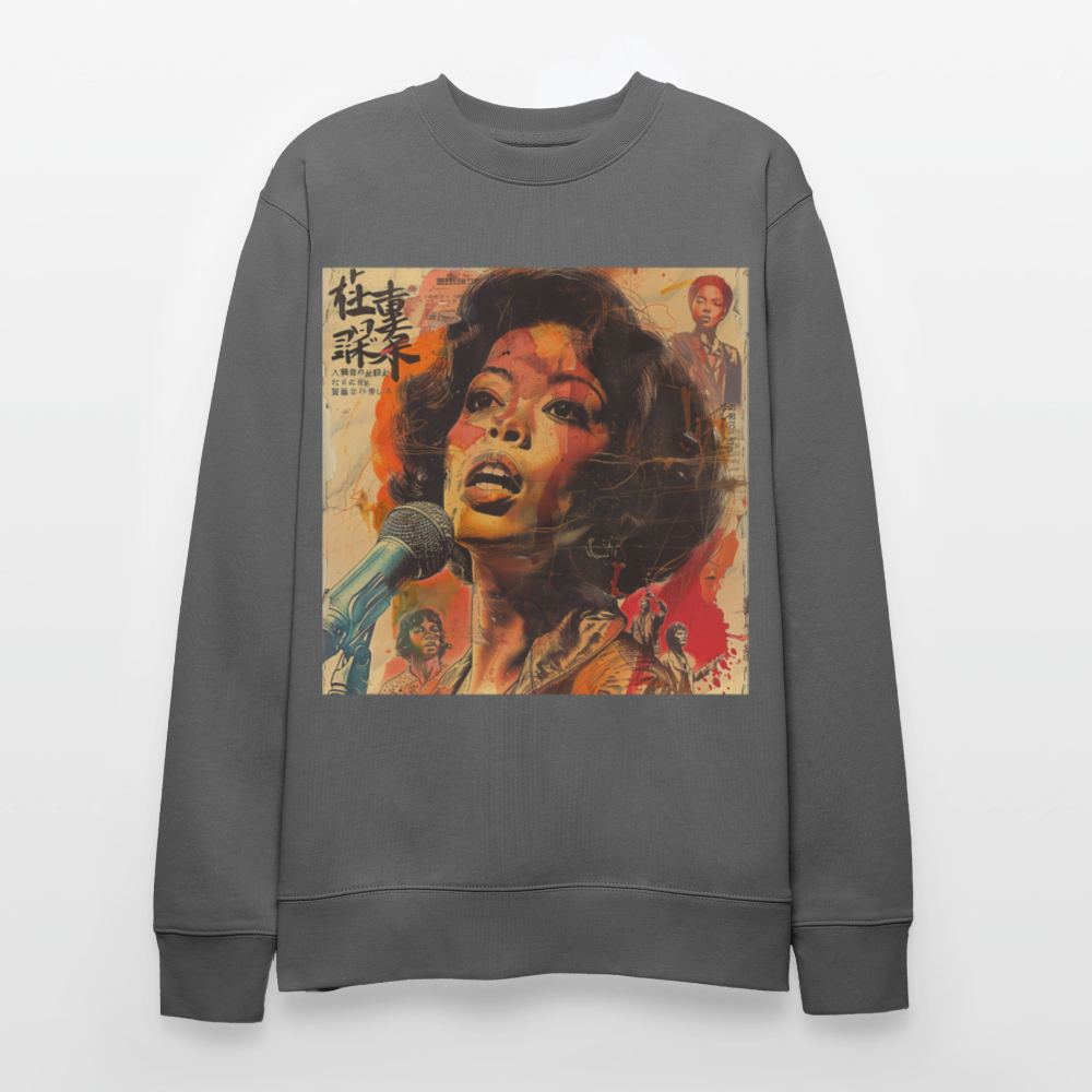 Soundtrack, Soul Undercover, Ekologisk sweatshirt CHANGER unisex från Stanley/Stella - kolgrå