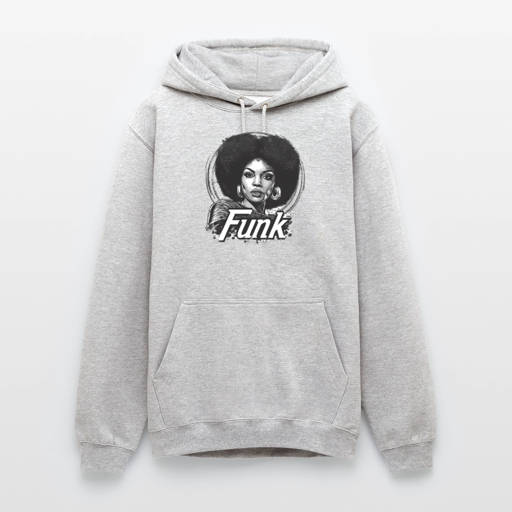 Funk Queen, Luvtröja unisex - ljusgråmelerad