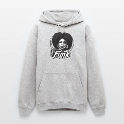 Funk Queen, Luvtröja unisex - ljusgråmelerad