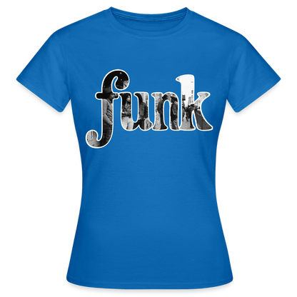Funk Vibes, T-shirt dam - royalblå