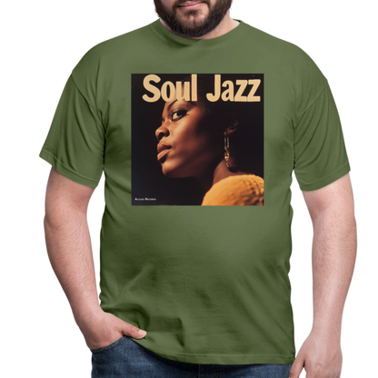 Acceso's Soul Groove: Jazz with a Beat, T-shirt herr - Militärgrön