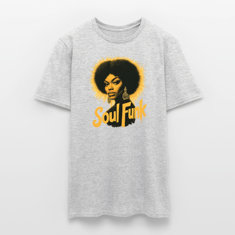 Soul Funk, T-shirt herr - gråmelerad