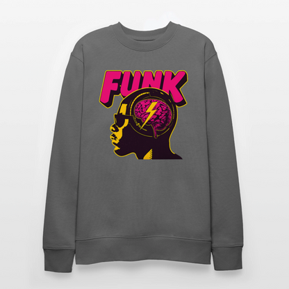 Funk Head, Ekologisk sweatshirt CHANGER unisex från Stanley/Stella - kolgrå