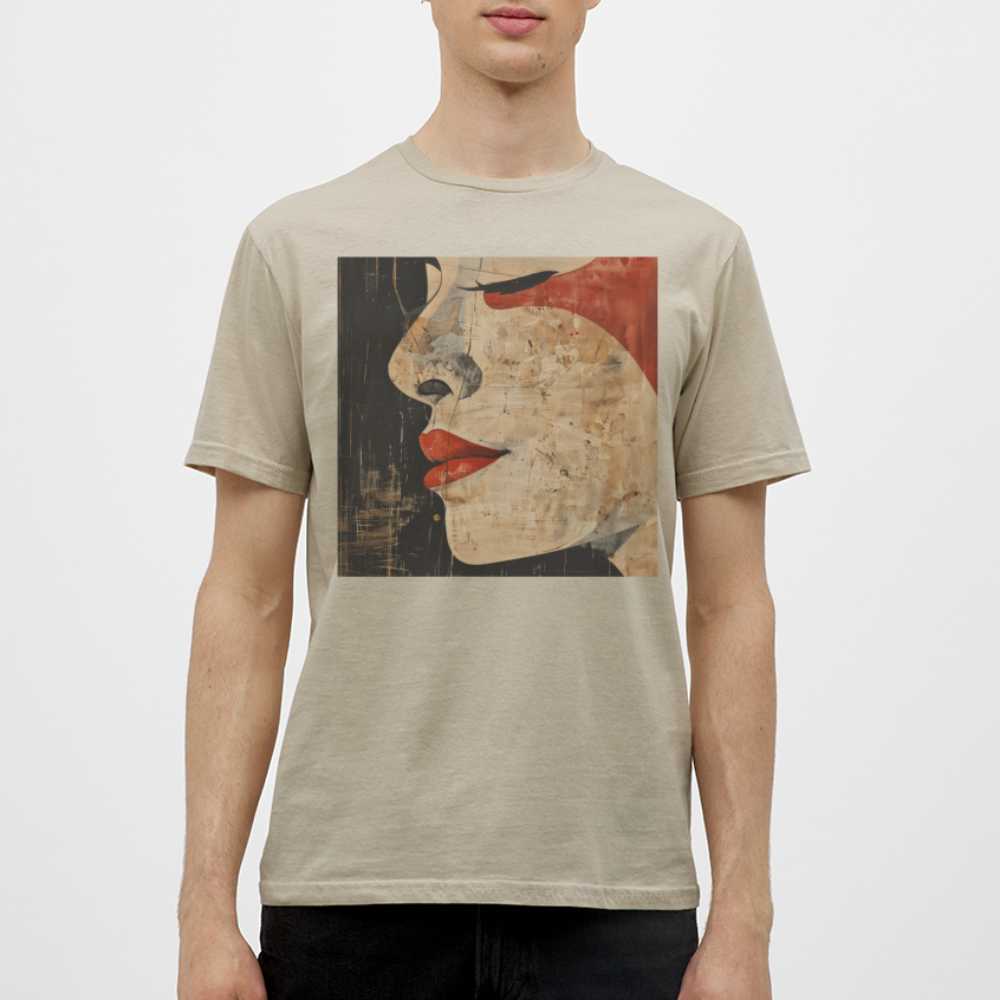 Doften av körsbärsblomning, T-shirt herr - sandbeige