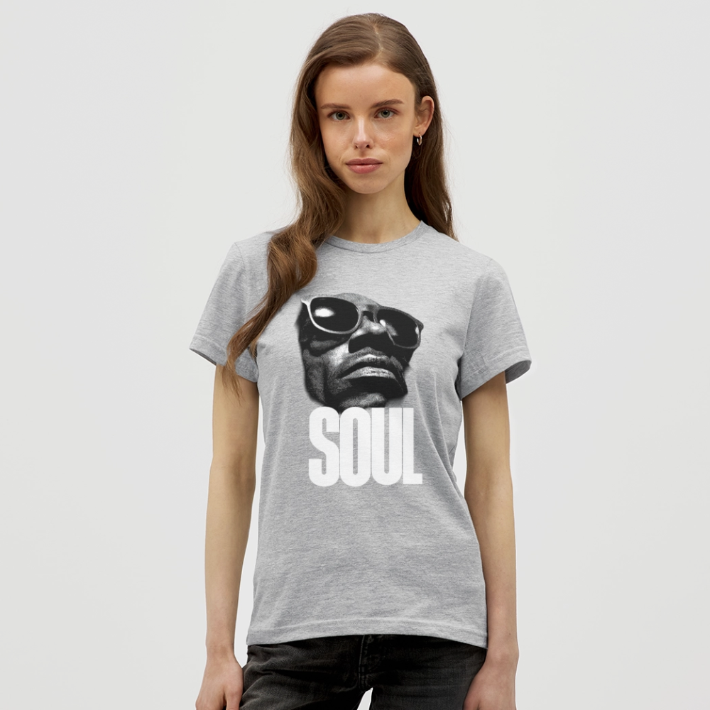 Soul Frequency,  T-shirt dam - gråmelerad
