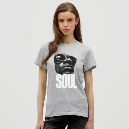 Soul Frequency,  T-shirt dam - gråmelerad