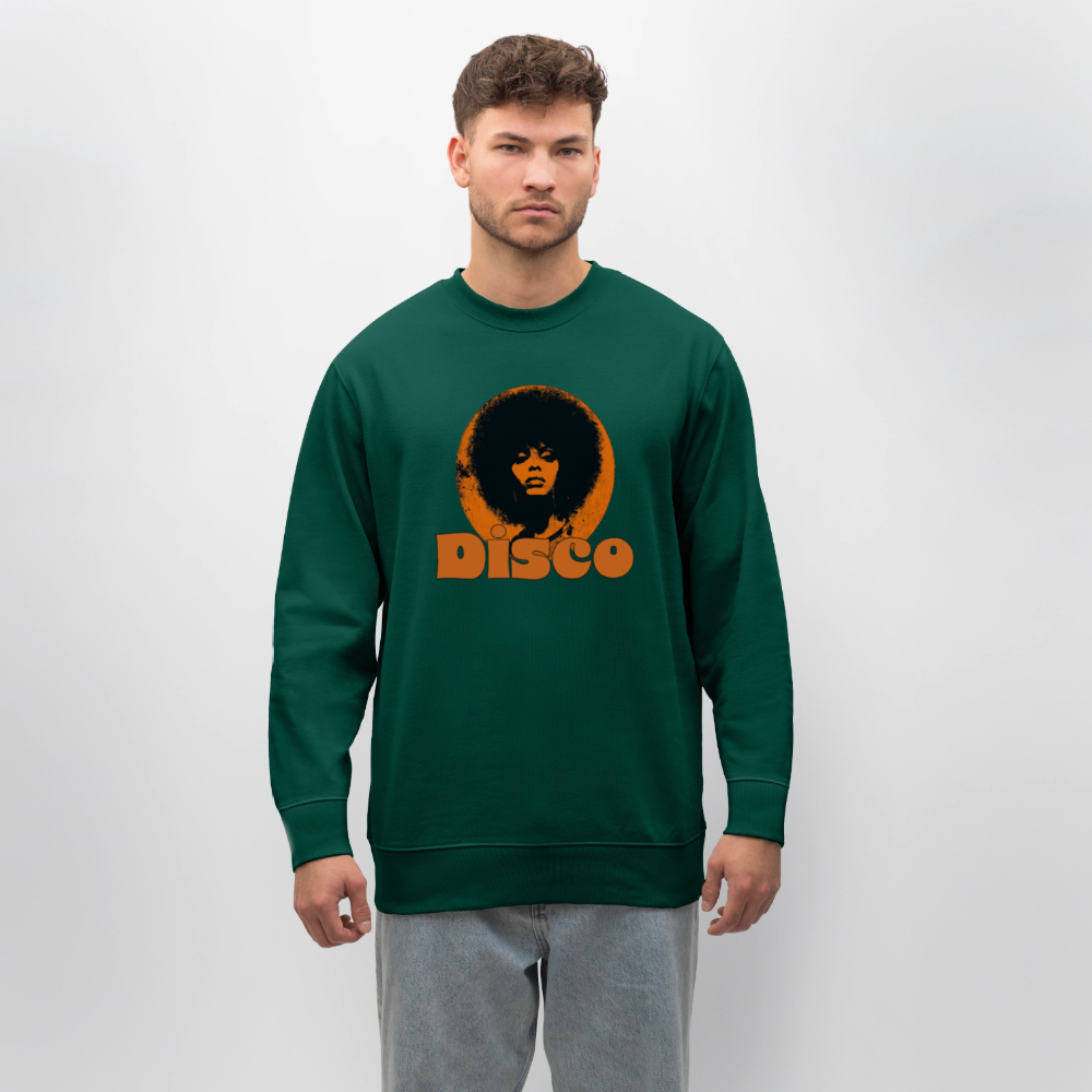 Disco Inferna, Ekologisk sweatshirt CHANGER unisex från Stanley/Stella - skogsgrön