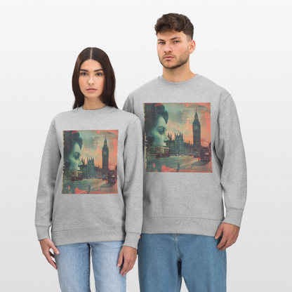 The Beat of London, Ekologisk sweatshirt CHANGER unisex från Stanley/Stella - gråmelerad