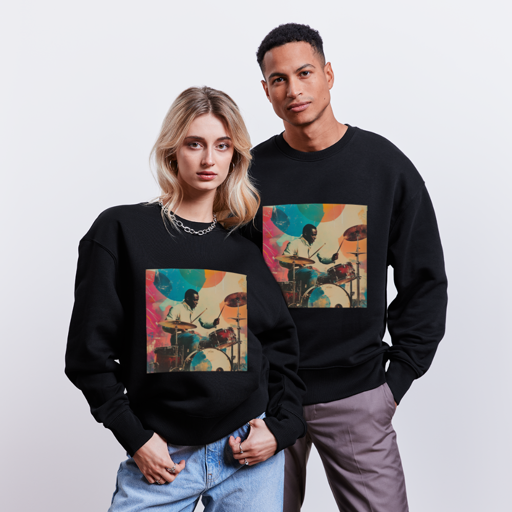 Rhythms of the Midnight Sky, Ekologisk oversizetröja RADDER unisex från Stanley/Stella - svart