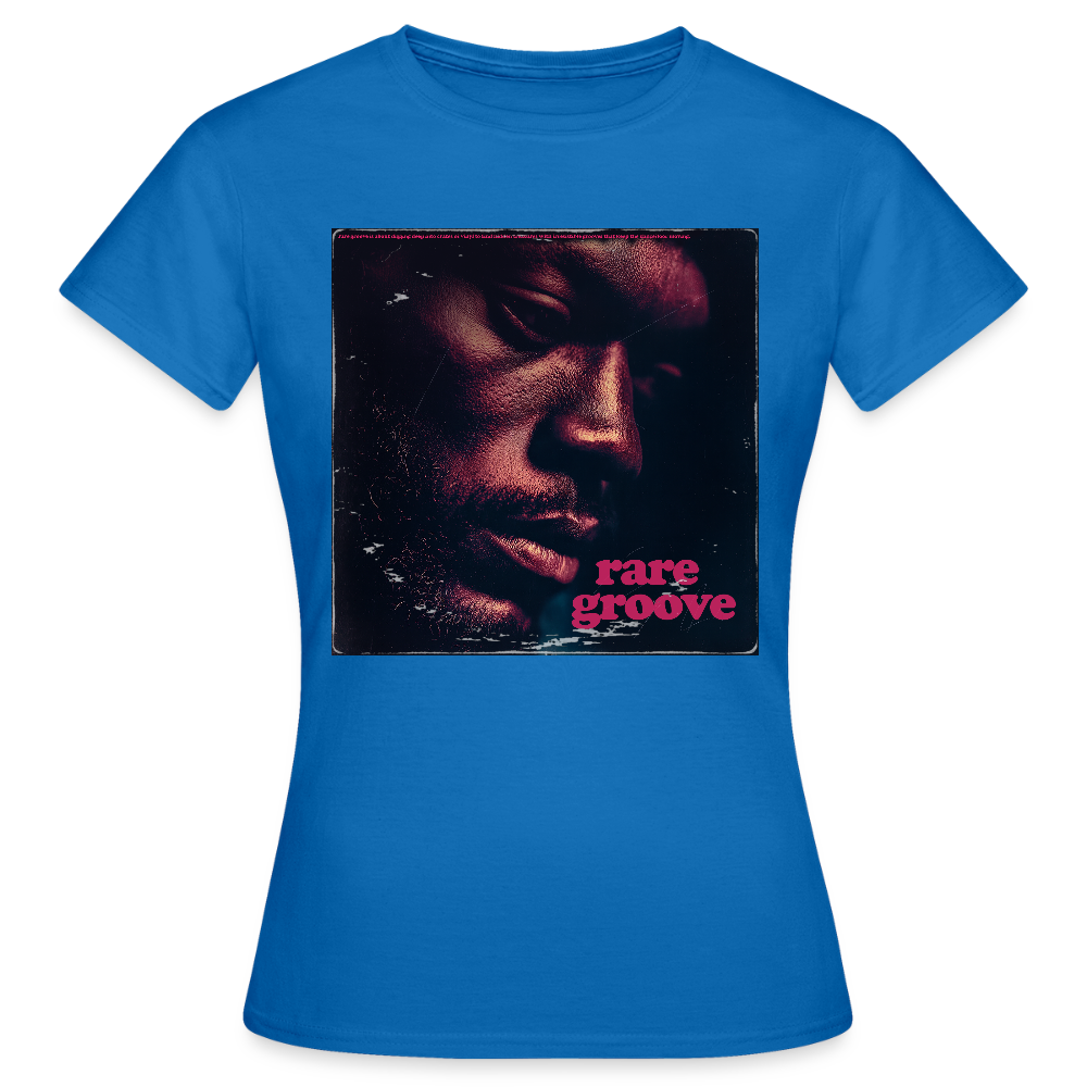 Groove Rare, T-shirt dam - royalblå