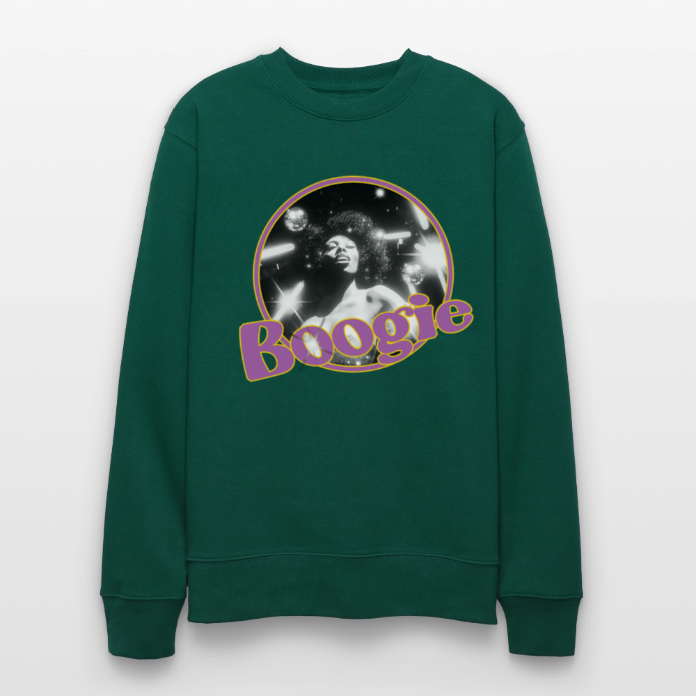 Electric Groove, Ekologisk sweatshirt CHANGER unisex från Stanley/Stella - skogsgrön