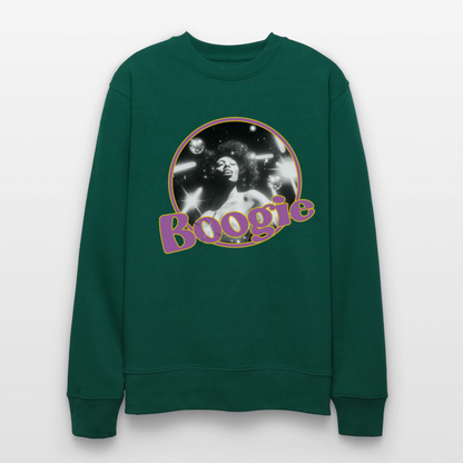 Electric Groove, Ekologisk sweatshirt CHANGER unisex från Stanley/Stella - skogsgrön