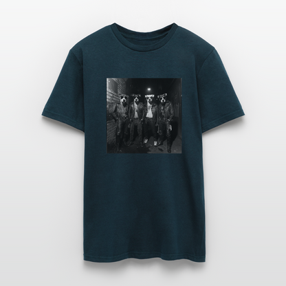 Barking Riot, T-shirt herr - marinblå