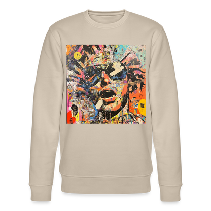 Cosmic Soul Groove, Ekologisk sweatshirt CHANGER unisex från Stanley/Stella - beige