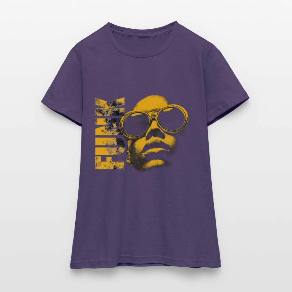 Funk Eternal, T-shirt dam - mörklila
