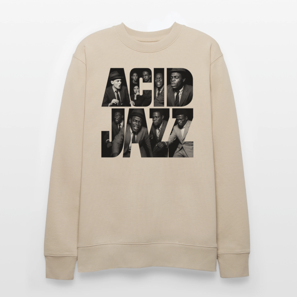 80s Club Jazzdance, Ekologisk sweatshirt CHANGER unisex från Stanley/Stella - beige