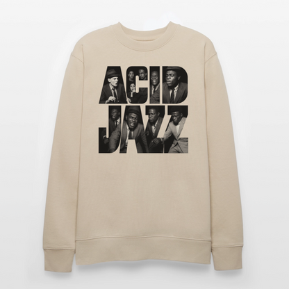 80s Club Jazzdance, Ekologisk sweatshirt CHANGER unisex från Stanley/Stella - beige