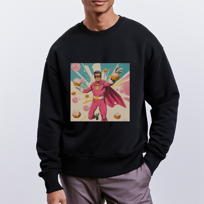Frosting-Fury, Ekologisk oversizetröja RADDER unisex från Stanley/Stella - svart
