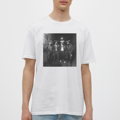 Barking Riot, T-shirt herr - vit