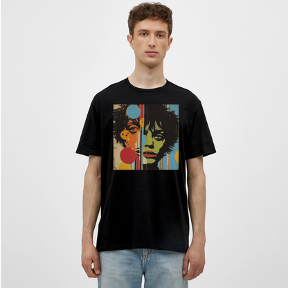 Split Faces, T-shirt herr - svart