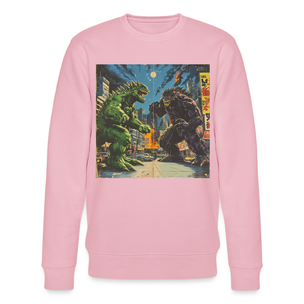 Kampen vid Solnedgången, Ekologisk sweatshirt CHANGER unisex från Stanley/Stella - ljusrosa