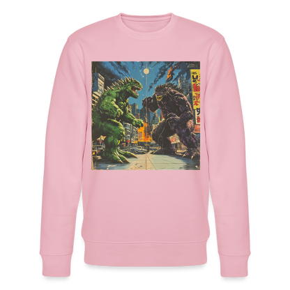 Kampen vid Solnedgången, Ekologisk sweatshirt CHANGER unisex från Stanley/Stella - ljusrosa