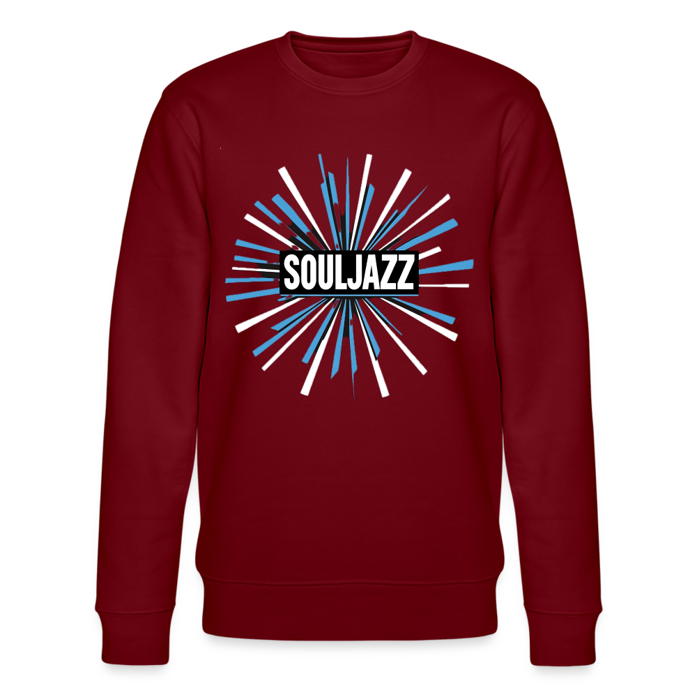 Jazz Meets Soul, Ekologisk sweatshirt CHANGER unisex från Stanley/Stella - vinröd