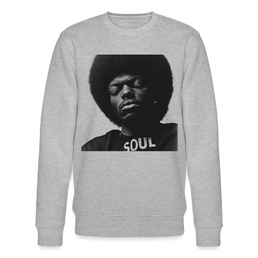 Where Soul Lives, Ekologisk sweatshirt CHANGER unisex från Stanley/Stella - gråmelerad