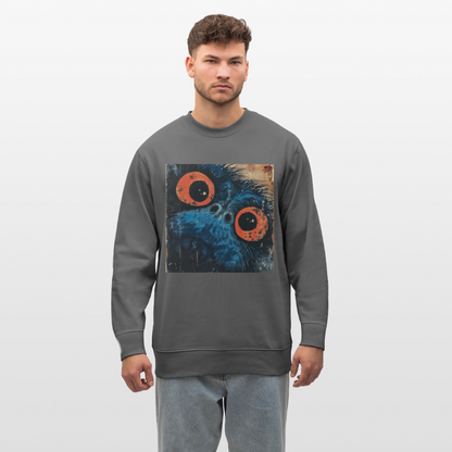 Den blå vännen, Ekologisk sweatshirt CHANGER unisex från Stanley/Stella - kolgrå