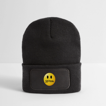 Turntable Grin, mössa med märke - mörkgrå