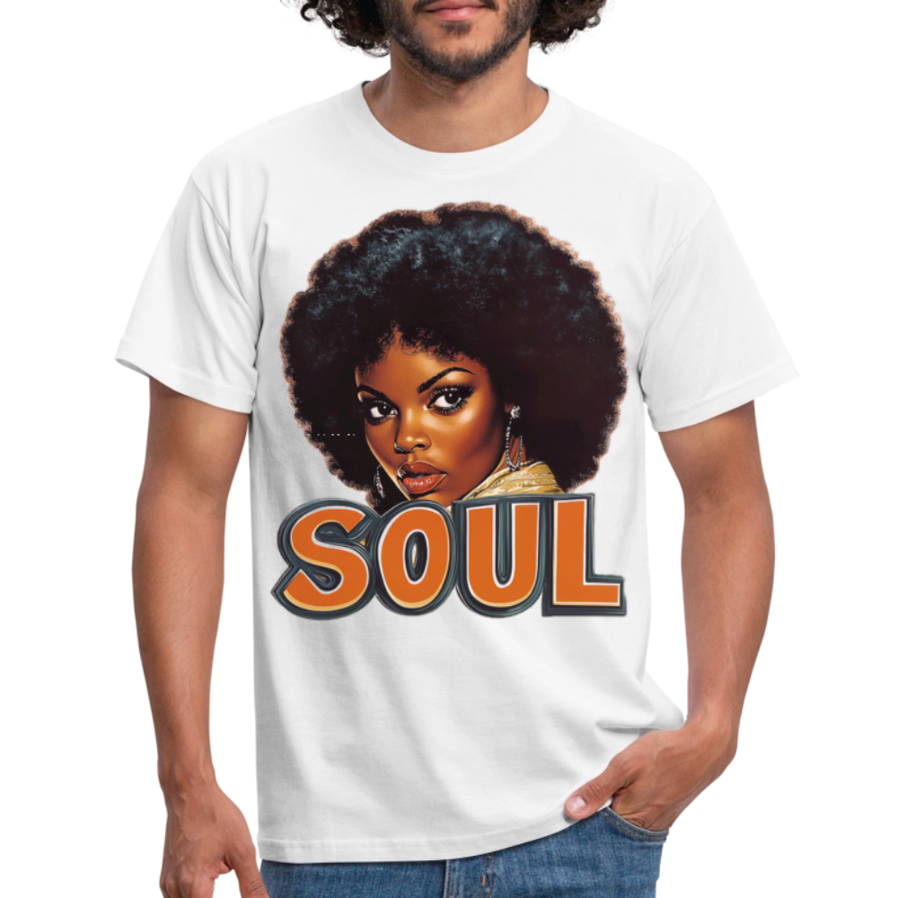 Soulful Vibes, T-shirt herr - vit