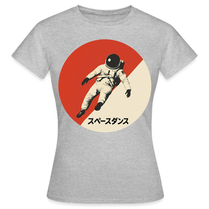 Space Dance, T-shirt dam - gråmelerad