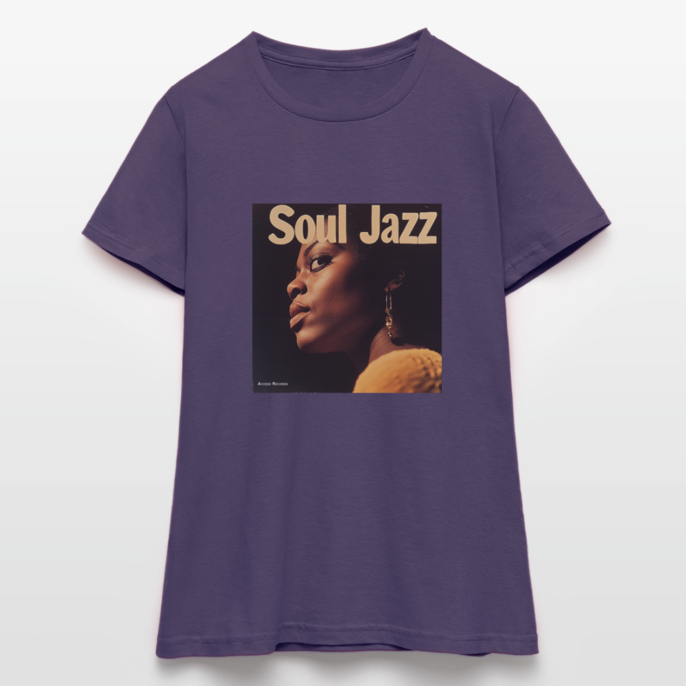 Acceso's Soul Groove: Jazz with a Beat, T-shirt dam - mörklila